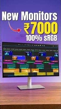 Top 3 Best Monitors Under ₹7,000 in 2026 🔥 Gaming & Video Editing Monitors!