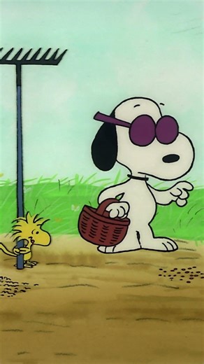 Nice try, Woodstock. #ItsArborDayCharlieBrown — Now Streaming