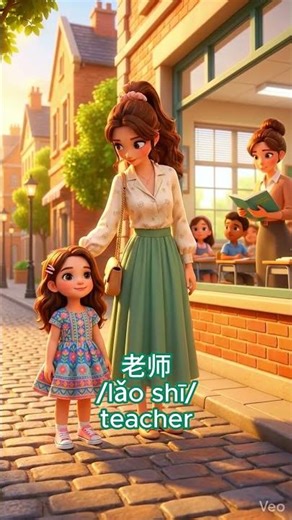 Part 1: Learn Jobs in Chinese for Kids 👩‍⚕️👨‍🏫 | Fun English–Chinese Vocabulary 🚗#learnchinese