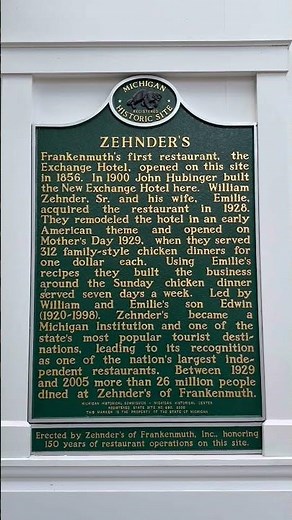 Since 1856, our story lives on—explore Zehnder’s rich heritage through displays and tradition.