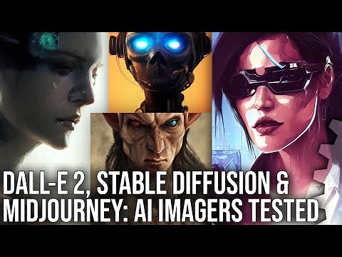 DALL-E, Stable Diffusion, Midjourney - AI Image Generation Tested- Revolutionary for Game Devs?