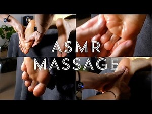 Relaxing ASMR Male Foot Reflexology Massage | Foot Massage to Relieve Stress