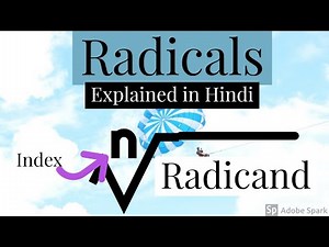Radicals in Maths ll Explained in Hindi