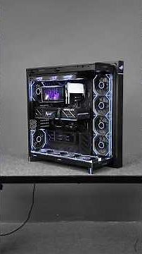 FULL ROG GR801 CURVED PC BUILD! AMD 9850X3D + IGAME RTX 5090D😱 #gaming #pcbuild #rog