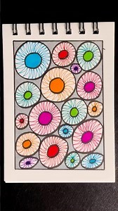 Simple pattern drawing for kids | easy art for kids #howtodraw #stepbystep #creative #wallpainting