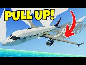 New Pilot CRASHES PLANE INTO OCEAN In Stormworks Multiplayer