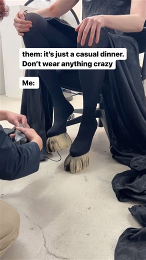 decided to go with something simple Hoof shoes by @freyathomastaylor | Allie X