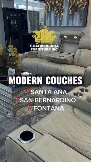 Modern Couches with Charging Stations Available Now