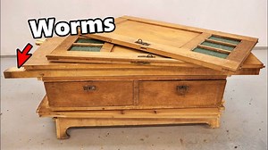 I Rebuild Very Broken Cabinet! | AT Restoration