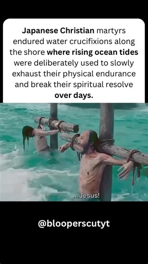 The Brutal History Behind Water Crucifixion! 🌊💔 #silence #martinscorsese #shorts