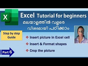 Excel Tutorial for beginners Part - 6 | Malayalam