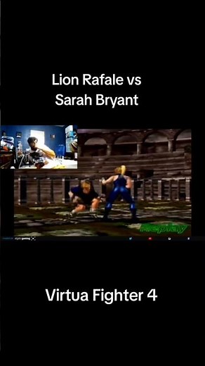 Lion Rafale vs Sarah Bryant - Virtua Fighter 4 (PS2)