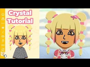 How To Make Crystal In Tomodachi Life: Living The Dream! | Mii Maker Tutorial Speed Run