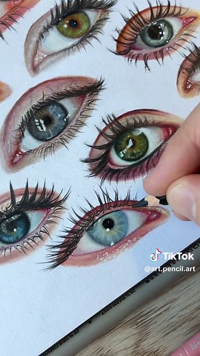 Mastering Eye Drawing Techniques with Colored Pencils