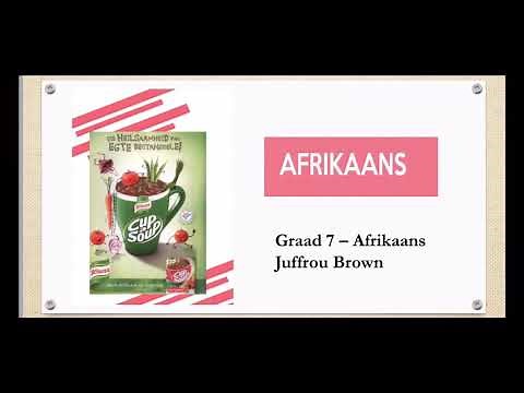 Skryf (‘n Advertensie) - Graad 7