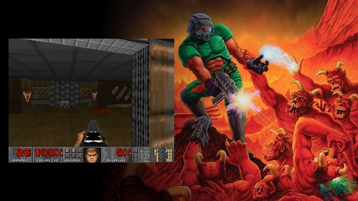 AI creates a playable version of the original Doom, generating each frame in real-time