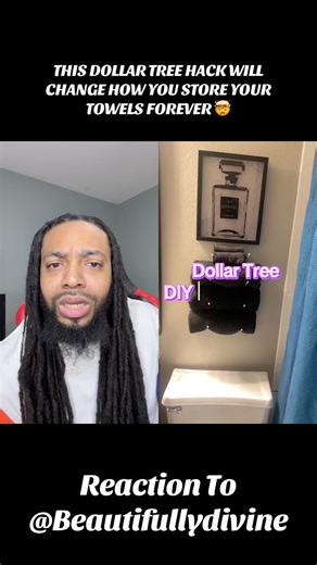 This Dollar Tree hack will change how you store your towels forever 🤯 Reaction to Jillian Propes #lifehacks #diy | Lifesbook_ceo