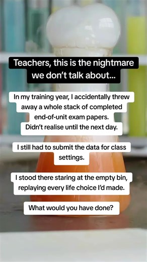 Teachers, has this happened to you and what would you do? Students, any thoughts? Let me know in the comments ✨️ #teachersoftiktok #teacherlife #teachertok #edutok #learnontiktok