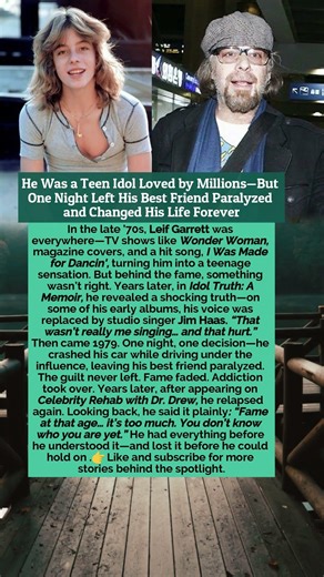 He Was a Teen Idol Loved by Millions—But One Night Left His Friend Paralyzed and Changed His Life