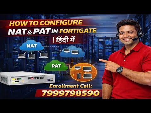 NAT- NETWORK TRANSLATION || FORTIGATE FIREWALL || STATIC NAT DESTINATION NAT, PAT PORT FORARDING,