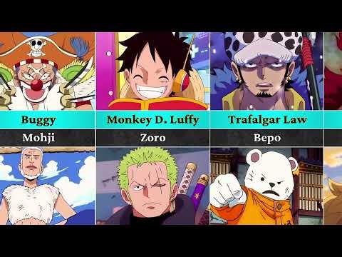 One piece Characters And Their Right Hand