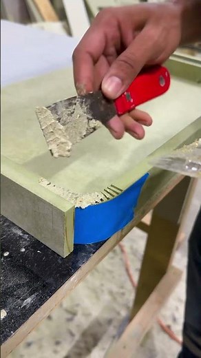 ¡Curvamos MDF con ranuras! | Bending MDF with kerf cuts 🔥🪵 #shortvideo #woodworking