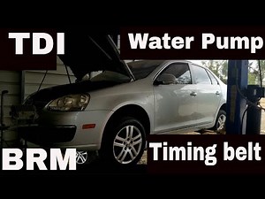 MK V Jetta TDI BRM water pump timing belt.....How I did it 2005.5 2006