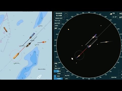 Radar Motion Displays: Understanding True vs. Relative Motion with Ship Trails and Vectors