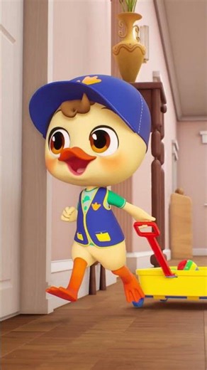 This is Quack Quack Delivery!📦 | Nursery Rhymes & Kids Songs #shorts @Ducklingdo