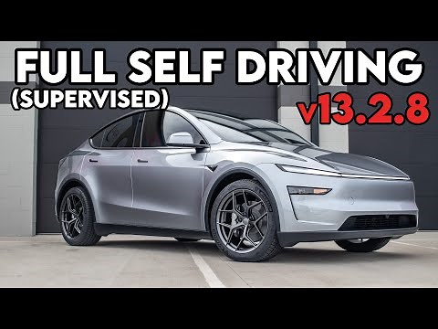 Full Self Driving in the New Model Y Is Impressive! | FSD (Supervised) v13.2.8