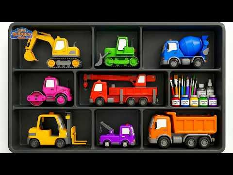 Construction Truck Color Song Learn Colors with Fun Vehicles!