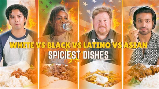 White vs black vs Latino vs Asian: We try each other's spiciest dishes