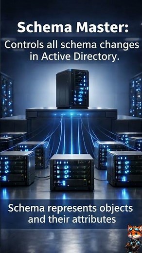 What is Schema Master? (Active Directory) #activedirectory #windowsserver #itbasics #techshorts