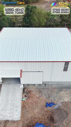Vijayamangalam PEB Project | Pre Engineered Building Construction | Industrial PEB Shed Tamil Nadu