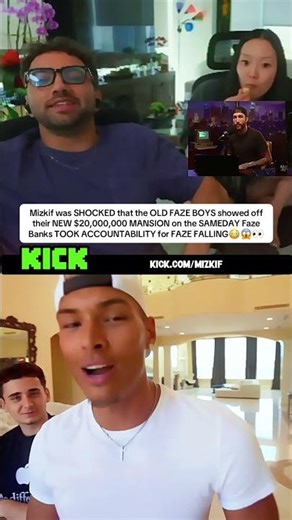 Old Faze SHOWS OFF their NEW $20,00,000 MANSION for their new GROUP “Core”😱#faze #mizkif