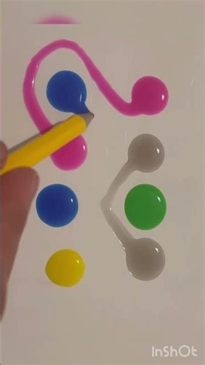 Color line drops mixing artwork satisfying