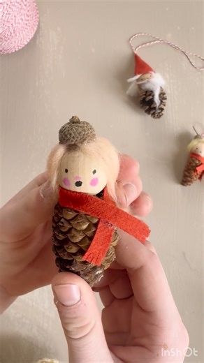 Merrilee Liddiard on Instagram: "Milla wanted to create little pine cone elves to share with friends and neighbors - so we made these last minute creations. She even gave each elf a name and a backstory. It was such fun and simple and brought loads of holiday cheer. Sometimes unexpected last-minute crafts are just the thing. #mermag #mermagchristmas #diyornaments #pineconecrafts #christmascraft #playcreatively"