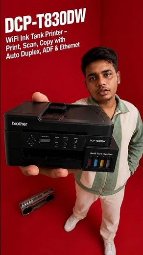 Brother DCP-T830DW 🔥 Printer Ya Beast? Full Setup & Features #shorts