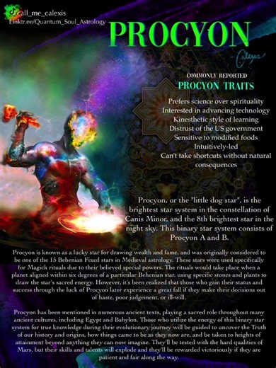 Has your soul incarnated within the Procyon star system? Follow me to dig into your soul's ancient origins @call_me_calexis @call_me_calexis @call_me_calexis #ancienthistory #mythologyexplained #galacticoriginastrology #procyon #ancientaliens #paranormal #starseed #conspiracy #constellation #reincarnation #pastlife #esoteric #alien #witchtok #soul #quantumimmortalitytheory #weird #gods #greekmythology #sacredtexts #marduk #enki #egyptianmythology #babylon