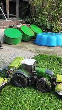 ECHTES ferngesteuertes MÄHWERK ! #rcfarming #funktionsmodellbau #RCtrecker #RCmähwerk #RCPRIO
