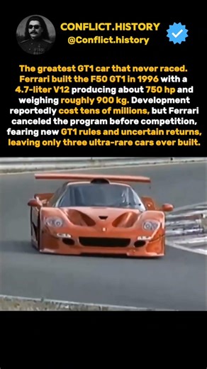 The Ferrari F50 GT1 #history #america #monstertruck #shorts