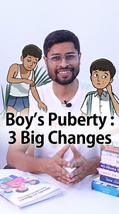During puberty, boys undergo several significant physical and emotional changes: 1. Growth Spurts: Boys experience rapid growth, one of the noticeable change is increases in height. 2. Voice Changes: The voice deepens as the voice box grows. 3. Body Hair Growth: Hair begins to grow in new areas such as the face (facial hair), underarms, and genitals. 4. Muscle Development: With increased levels of testosterone, boys typically experience muscle growth and a more masculine body shape. 5. Sexual De