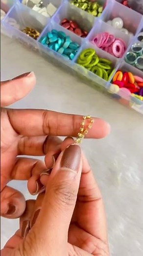 DIY Jewelry 😱 #crafteraditi #youtubepartner #shorts #youtubeshorts #jewelrymaking ‪@CrafterAditi‬