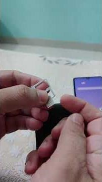 How to install SIM Card SD Card in LG Stylo 6 / SIM Card removal - SD Card Slot