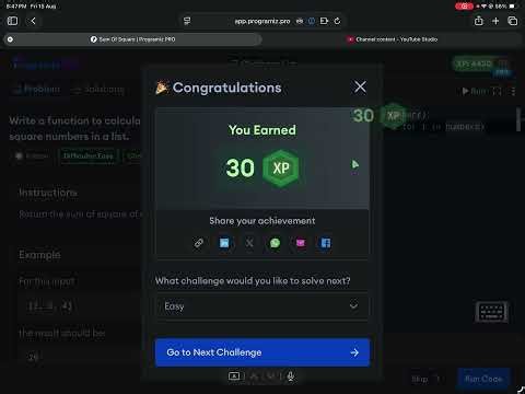 🎥 DSA the Python Way —Ep. 67: Sum Of Square