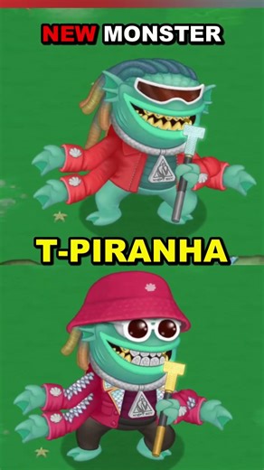 New Mythical T-Pirainha Sound #mysingingmonsters #msm #shorts