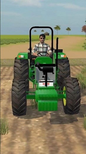 John Deere Tractor Draft Simulator 🚜🔥 | Real Farming Gameplay#JohnDeere #TractorSimulator