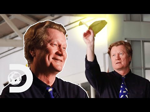 How John Collins Broke the Longest Paper Airplane Flight World Record | Ripley's Believe It Or Not!