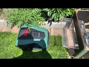 Bosch Indego Rasenmähergarage für Mähroboter außerhalb der Mähfläche Teil 2
