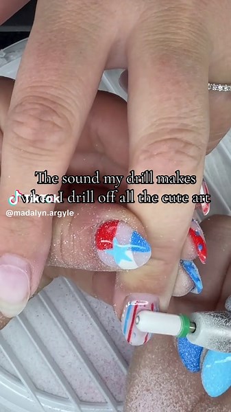 Drilling Off Cute Nail Art: A Bittersweet Experience